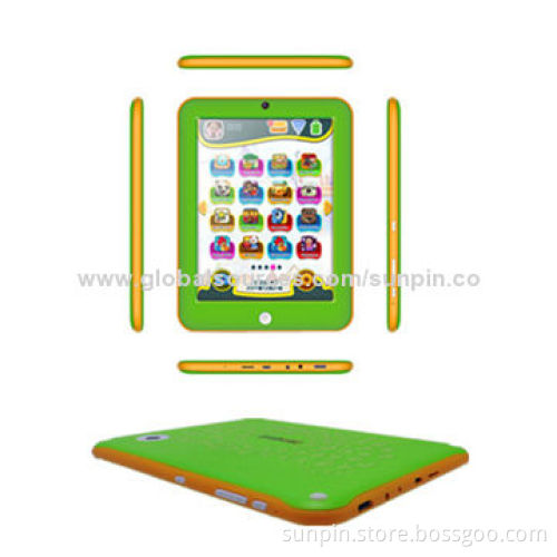 8-inch Children's Tablet PC, RK3168 Dual Core Processor, 1GB RAM, 8GB Storage